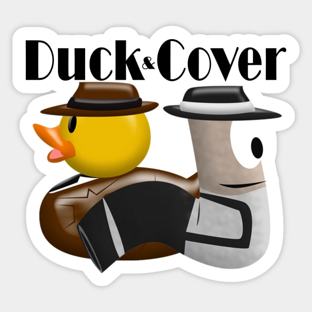 Duck and Cover Private I's Sticker by DV8Works